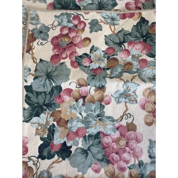 Vintage Grape Design Napkins - Set of Four - Excellent Condition 80s 90s‎ - Picture 4 of 5